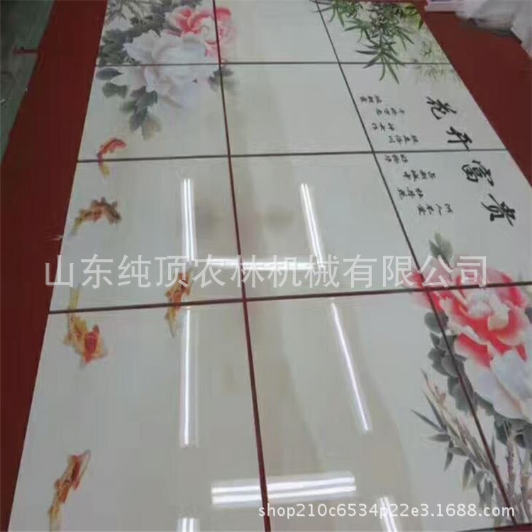 地板uv固化机_厂家直销地板uv固化机淋涂机光油竹木地板平面板