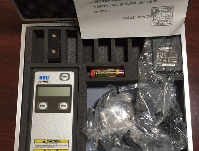 供应日本原装ORC能量计UV-M03A紫外线便携照度计高精度辐射计现货