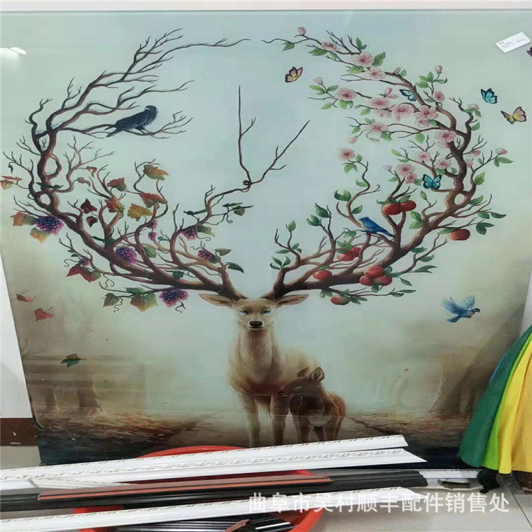 uv上油淋幕机_热销淋漆机uv上油淋幕机瓷砖影视墙地板固化机