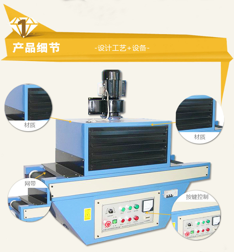 工艺品光固化机_厂家直销uv油固化机人造合成革uv固化机uv光固化l