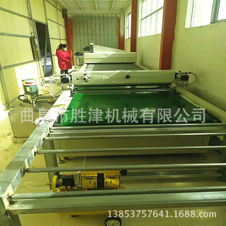 uv光油淋涂机_橱柜家具板材uv光油淋涂机固化机全自动光油瓷砖彩绘版uv