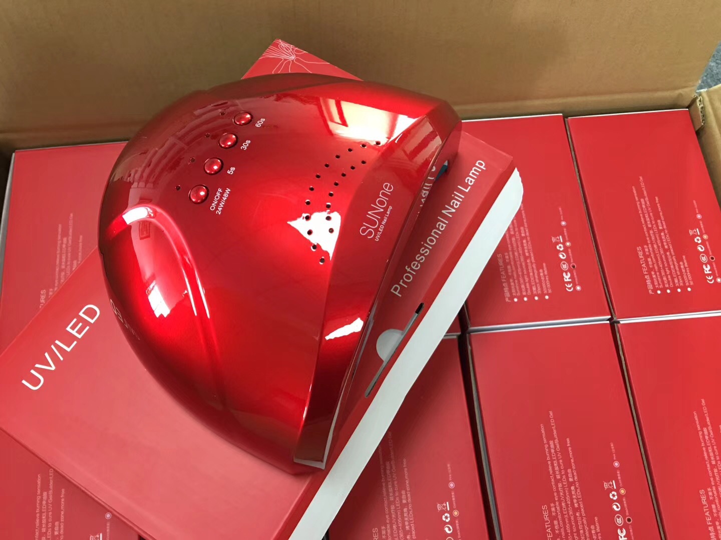 感应光疗机_美甲感应48w光疗机uvled美甲灯光疗灯快速烤干sunone