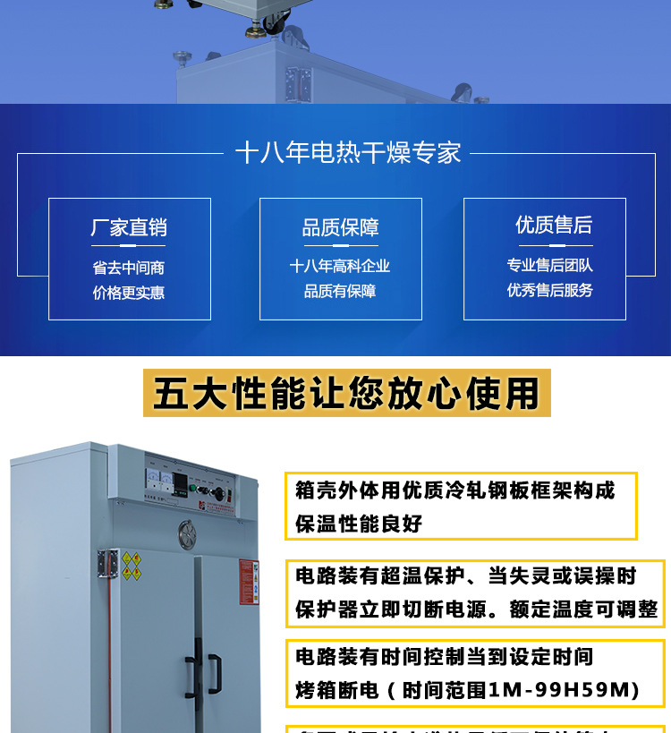 电热鼓风干燥箱_高温工业烘箱电热鼓风干燥箱电子led大型pl209