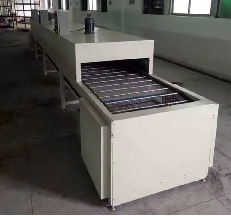 江苏隧道炉特氟龙烤炉烘干机红外线产品表面喷涂线光油胶水网带线