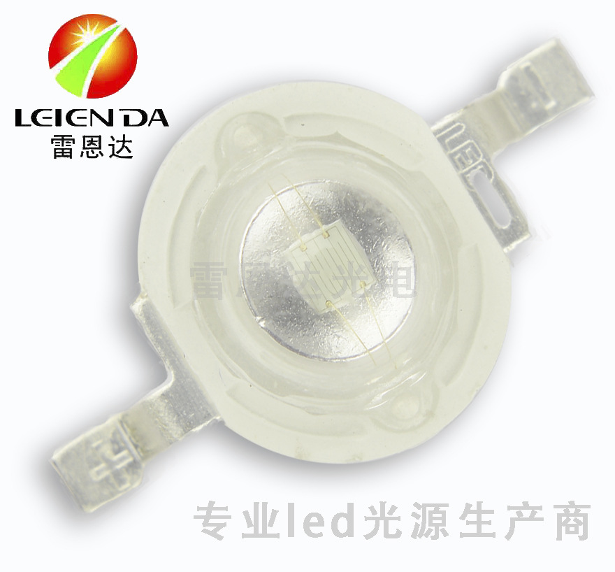 大功率LED灯珠_大功率1W3W紫光灯珠3D打印机固化灯印刷用uvled紫外395nm灯珠