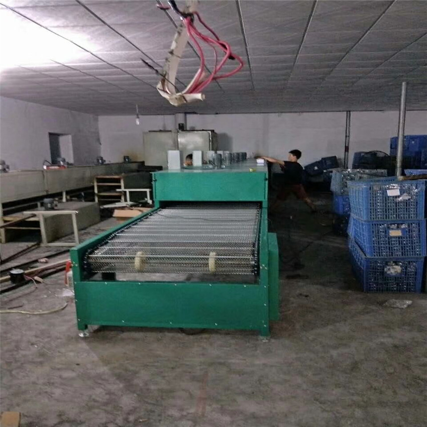 烘干流水线_金属电热烤箱不锈钢网带线隧道炉烘干流水线喷油烤漆线