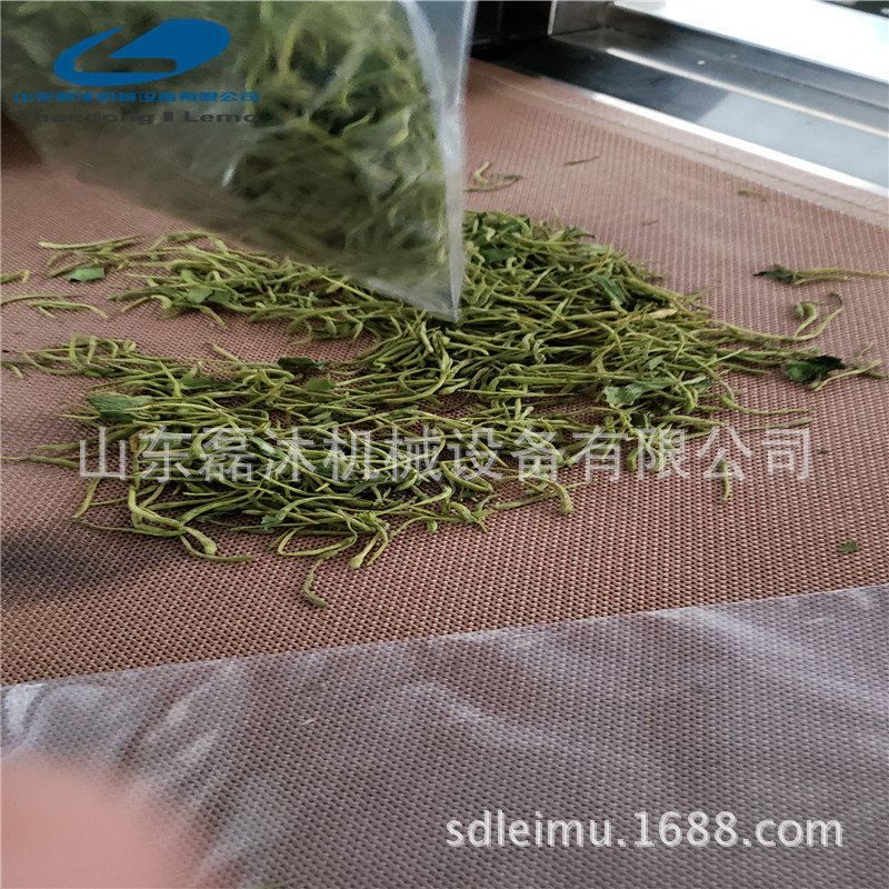 隧道式微波杀青设备生产厂家/金银花杀青机/工业微波杀青隧道炉
