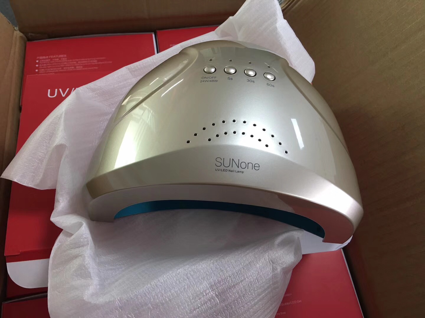 感应光疗机_美甲感应48w光疗机uvled美甲灯光疗灯快速烤干sunone
