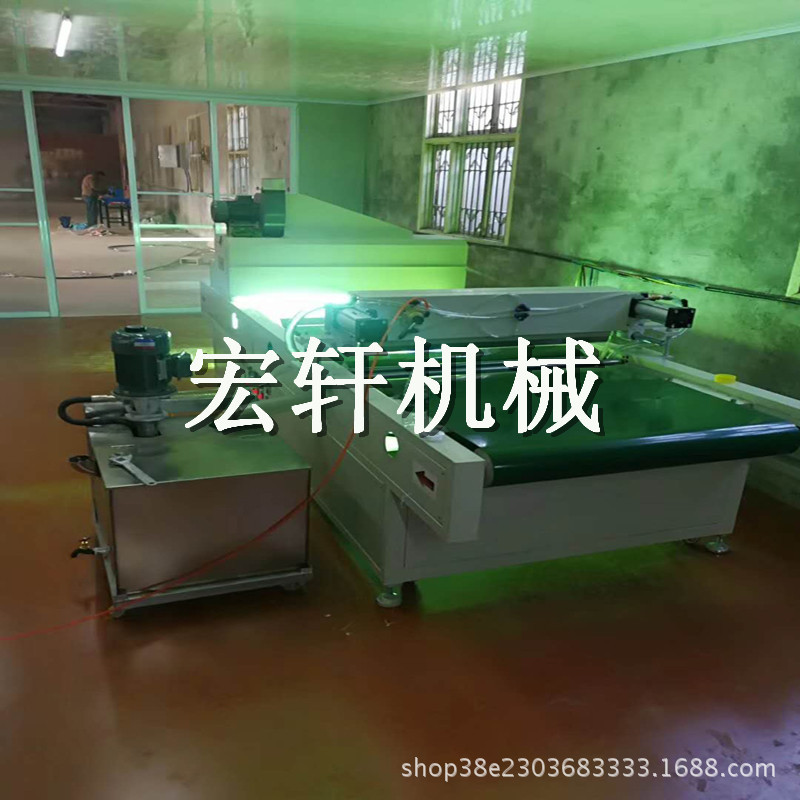 流平固化机_背景墙uv油漆淋涂机高光淋涂机流平固化机质优价廉