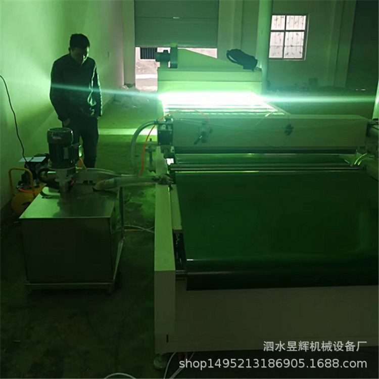 涂装生产线_一整套光油淋涂机亮面喷uv光油固化涂装