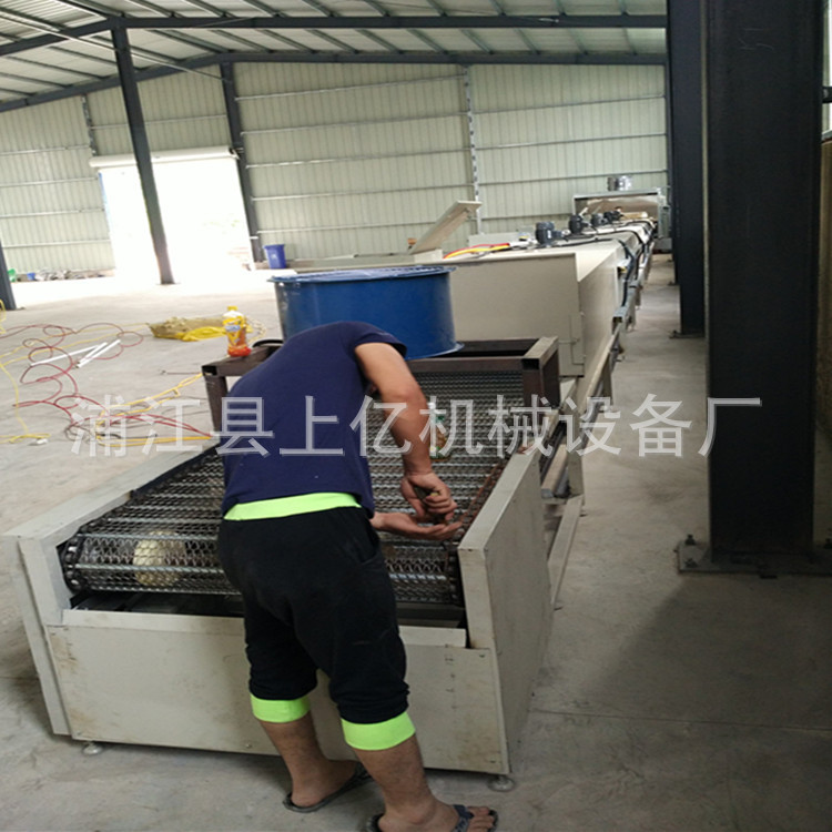 热风循环隧道炉_上亿机械热风循环隧道炉工业烤炉恒温流水线