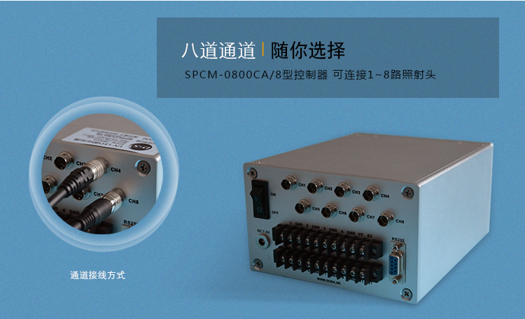 uv点光源uv机_蓝盾uvled点光源固化机8通道uvled设备uv胶水点光源