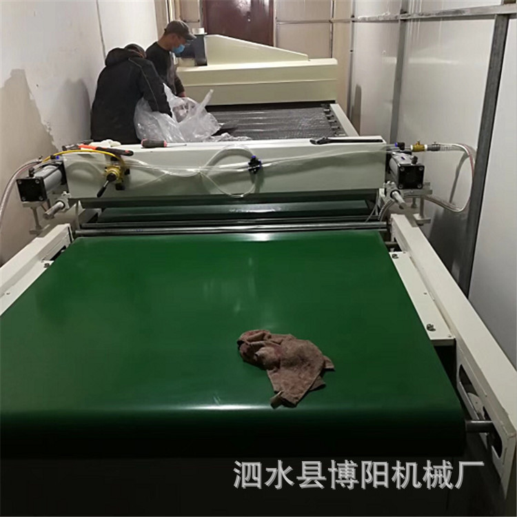 厂家直销光油淋涂机背景墙淋幕机新款UV固化机视频