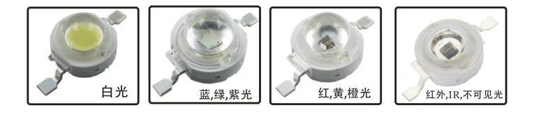 大功率LED灯珠_大功率1W3W紫光灯珠3D打印机固化灯印刷用uvled紫外395nm灯珠