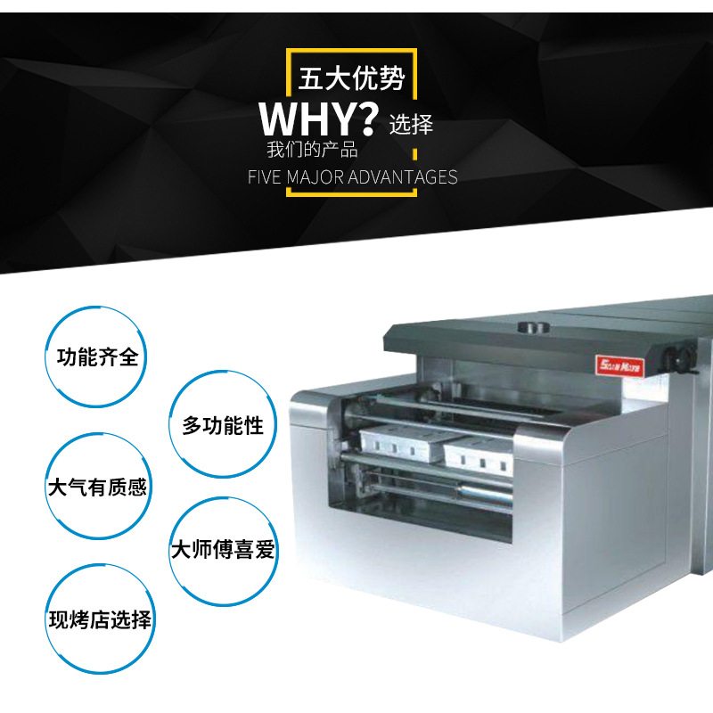 食品隧道炉_三麦sms-h2e食品工业隧道炉电力型烤炉双盘面包蛋糕