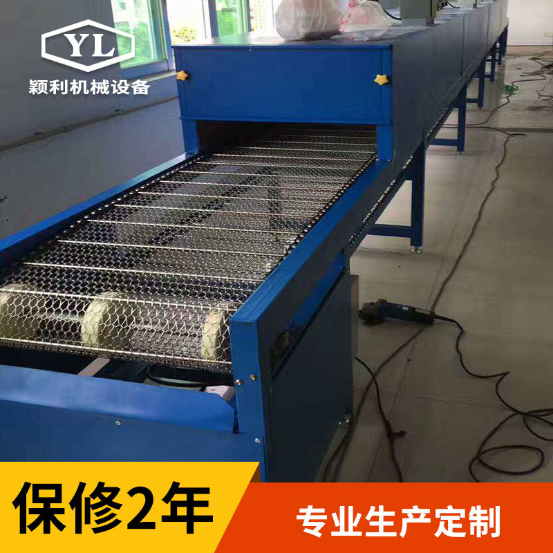 江苏隧道炉特氟龙烤炉烘干机红外线产品表面喷涂线光油胶水网带线