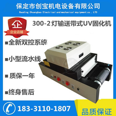 小型流水线_500/2组灯uv光固化小型流水线uv机uv胶固化设备波长365um