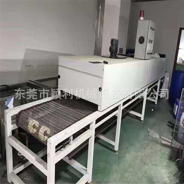 江苏隧道炉特氟龙烤炉烘干机红外线产品表面喷涂线光油胶水网带线