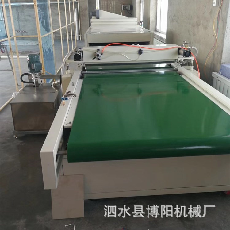 厂家直销光油淋涂机背景墙淋幕机新款UV固化机视频