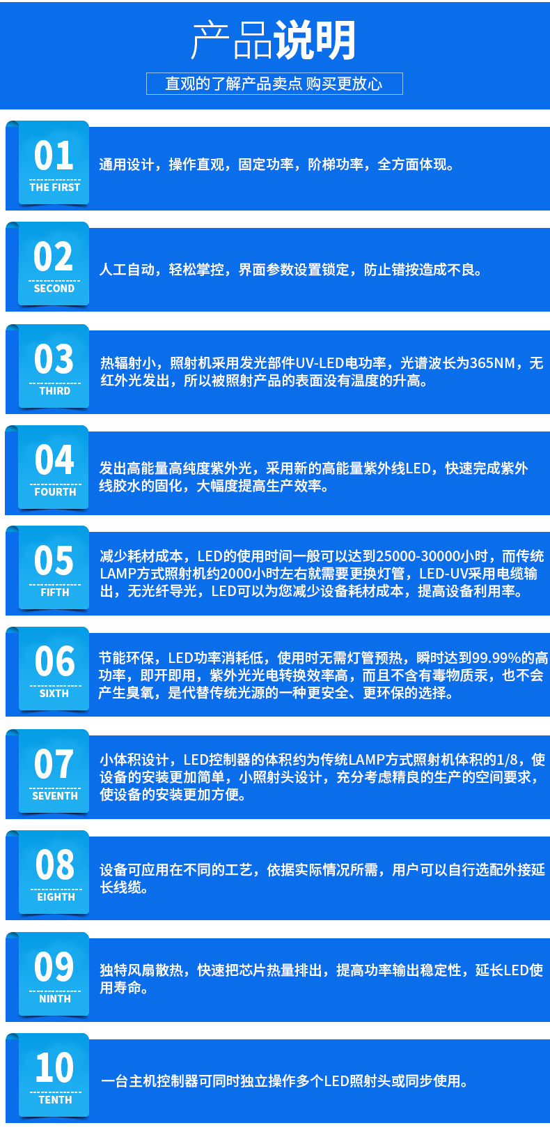 USB封胶LED面光源固化机CD-DS20050节能固化机寿命长固化设备