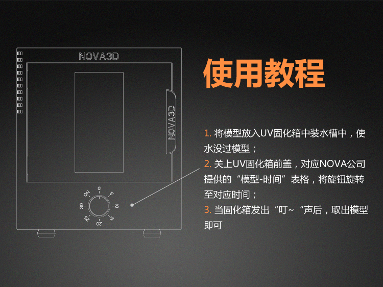 树脂固化机_智能桌面级紫外光可旋转光固化箱uv成型后处理树脂