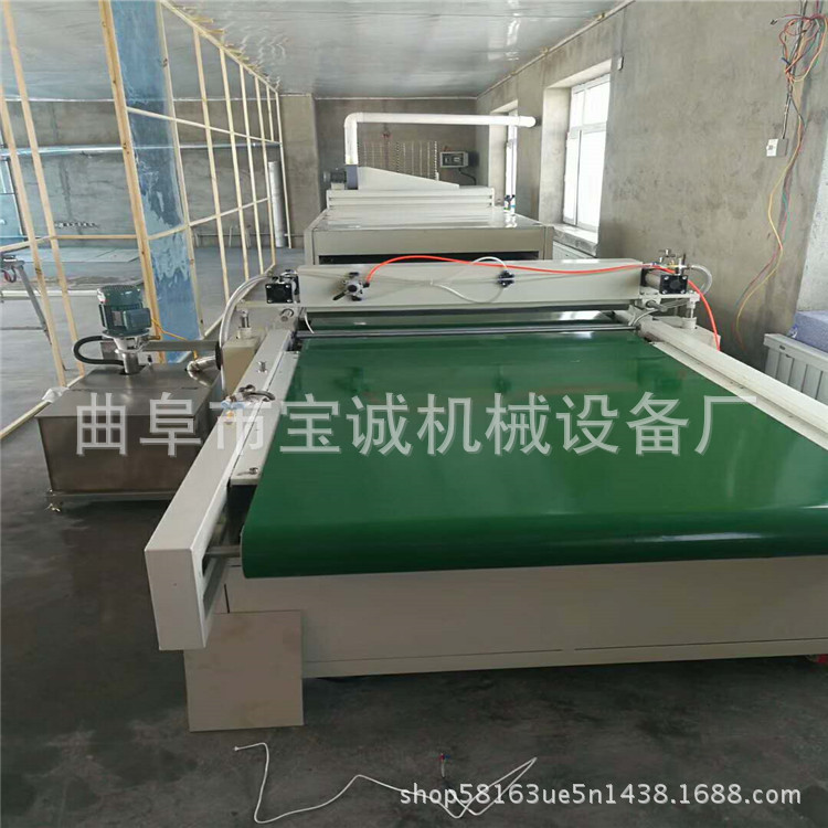 uv光固淋涂机_厂家直销电视护墙板高光光油机膜压固化机uv光固