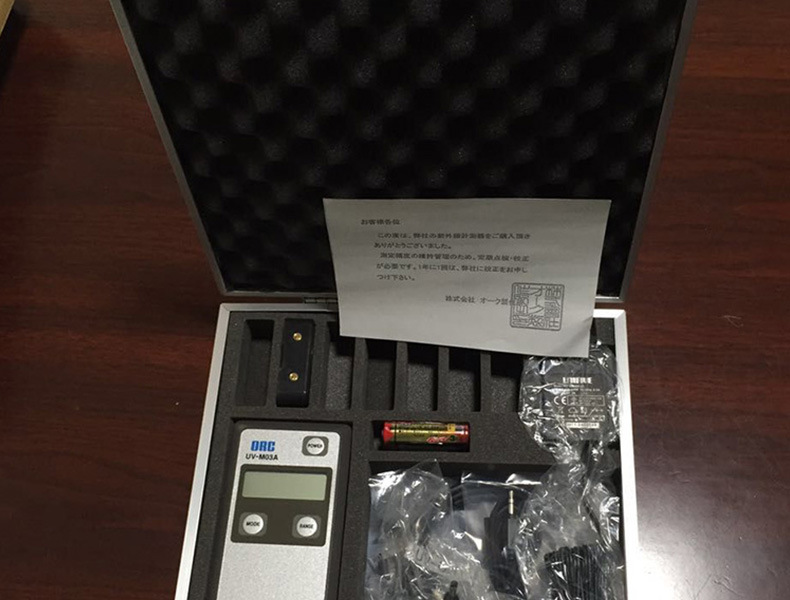 供应日本原装ORC能量计UV-M03A紫外线便携照度计高精度辐射计现货