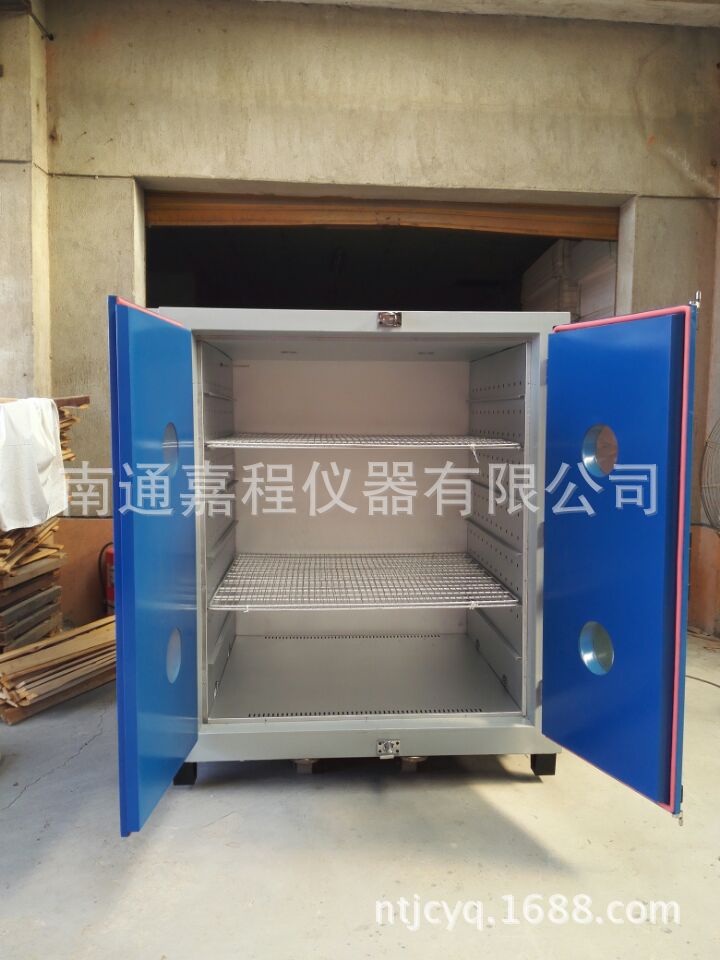 电热鼓风干燥箱_直销jc101-5ad工业烤箱恒温鼓风干燥箱双开门工业烘箱