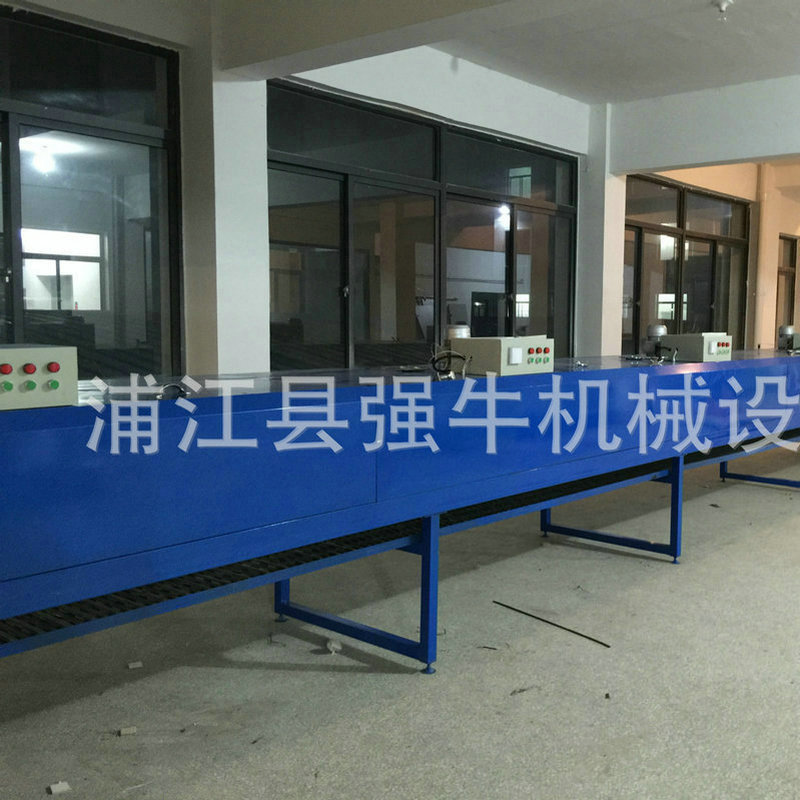 烘干固化设备_强牛机械供应热风循环隧道炉烘干线工业烘道输送固化箱隧道炉