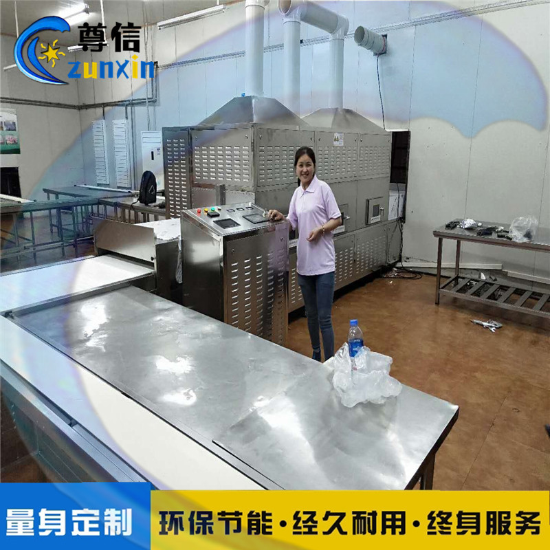 大型穿透式盒饭微波加热隧道炉中式快餐微波取热设备