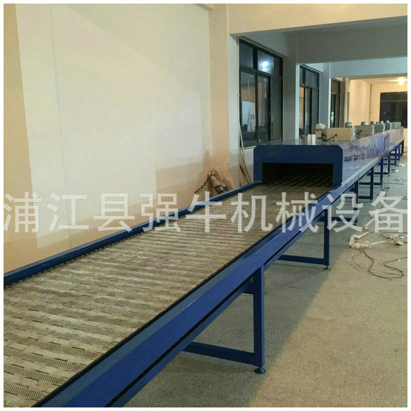 烘干固化设备_强牛机械供应热风循环隧道炉烘干线工业烘道输送固化箱隧道炉