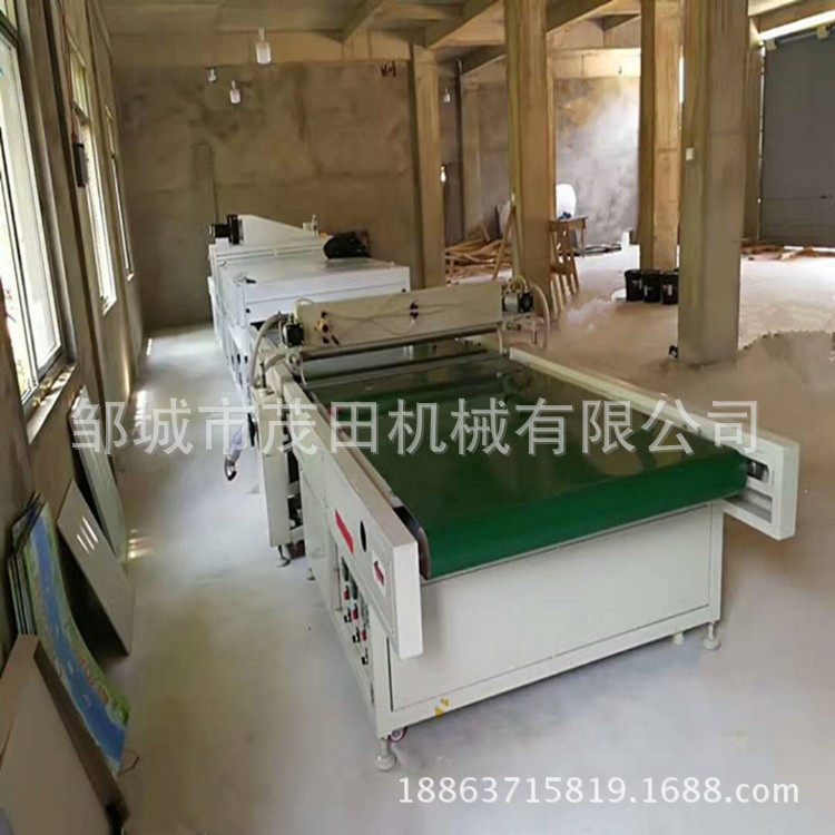 地板喷涂机_厂家uv淋涂机固化机影视墙竹木地板喷涂机