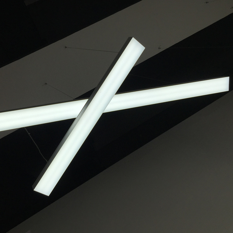 灯具配件_灯条型材开模新款三角灯灯罩透明uvled商业展示灯具