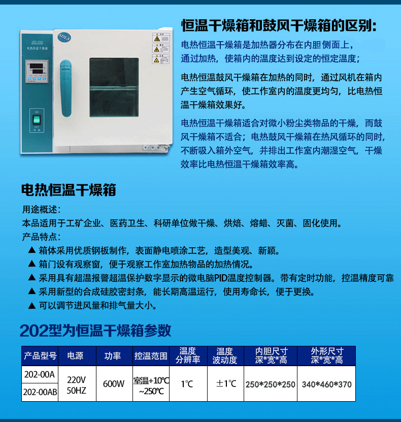 电热鼓风干燥箱_101烘箱电热鼓风干燥箱恒温箱烘干箱大灯工业实验室