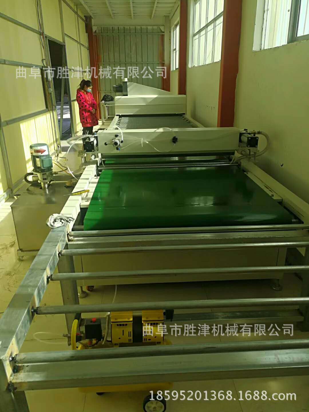 uv光油淋涂机_橱柜家具板材uv光油淋涂机固化机流平机流水线一体机淋幕机