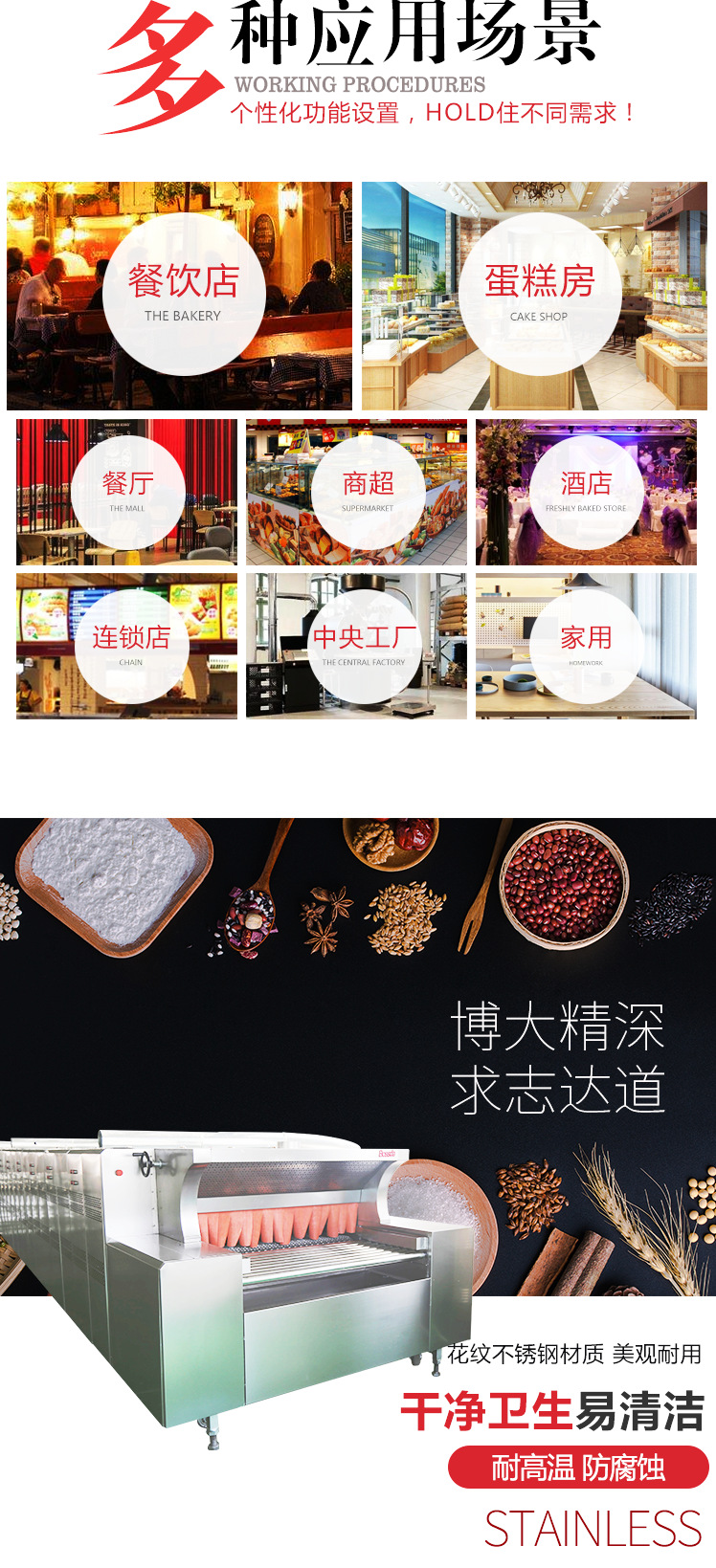 食品隧道炉_博达隧道炉电力特价隧道炉bds-1418d节能链条食品