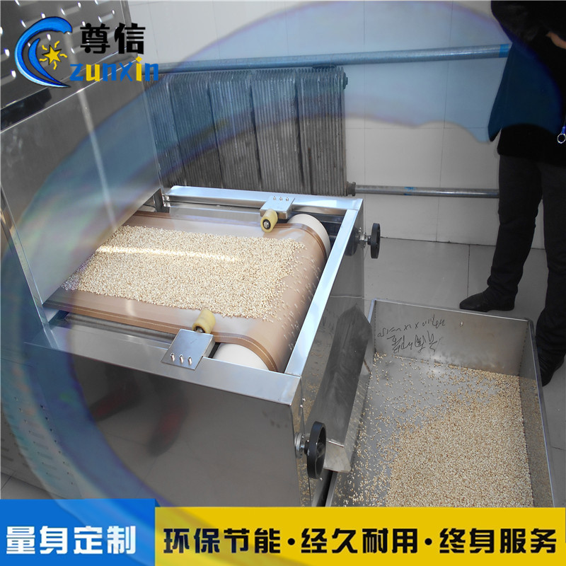 北京现烤五谷杂粮微波隧道炉新款谷物微波烤熟设备