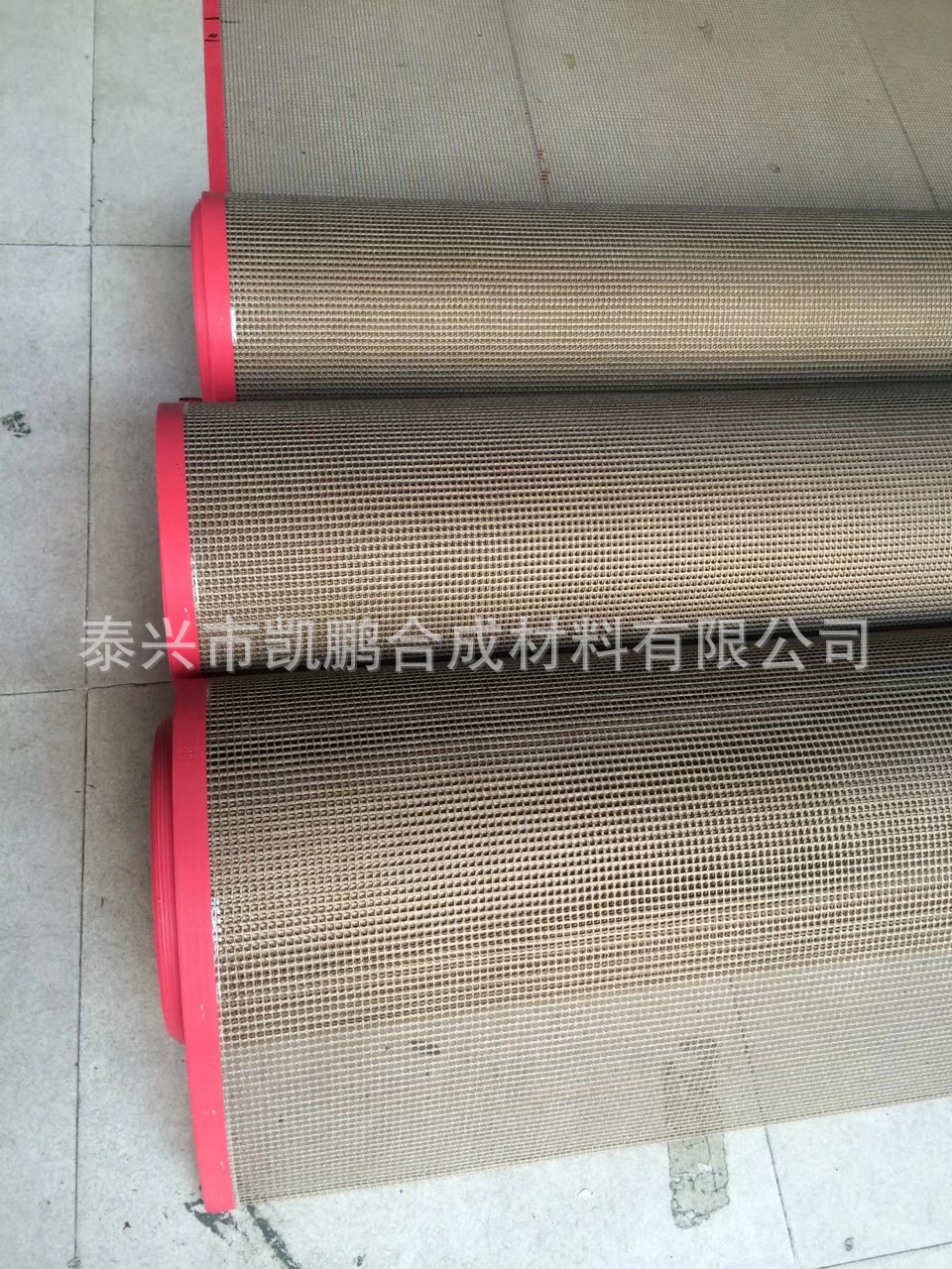 特氟龙网格输送带_玻璃后烘干网带耐高温网格输送带丝印烘干机