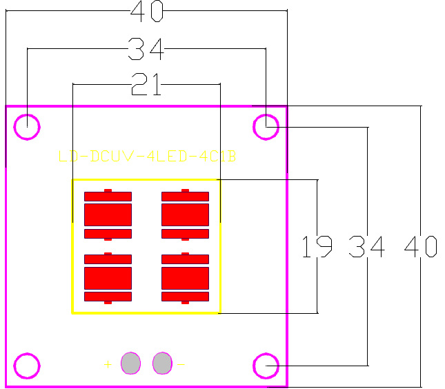 打印机配件_3d打印机配件光固化打印机40wled铜板dlp打印机紫光
