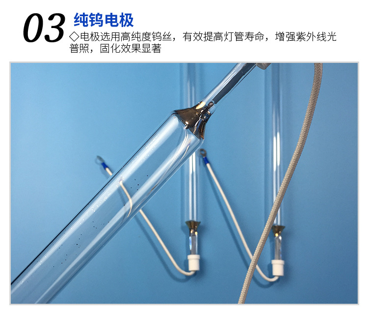 卤素灯管_厂家直销木制家俱厂油漆高品质11kw1480镓铁卤素uv