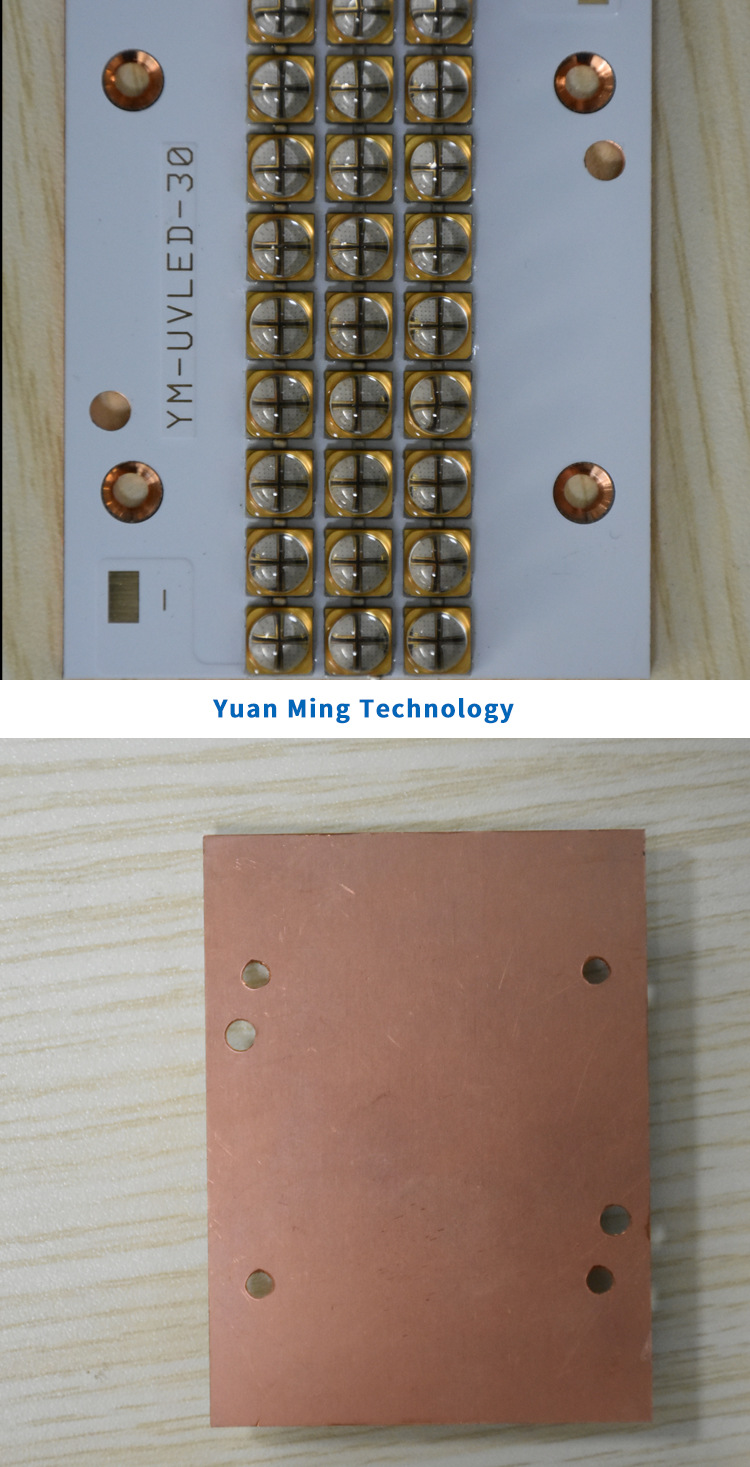 灯模组_油墨丝印uvled模组3排306868/6565uvled灯uvled紫光