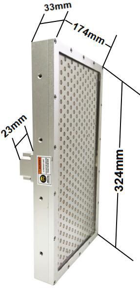 胶水固化灯_uv冷光源300x200固化灯光电感应leduv可调