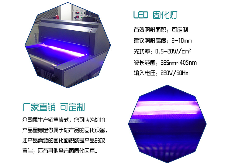 烘干固化设备_厂家直销云硕可定制水冷流水线UV花纸丝网印刷固化灯UVLED固化机