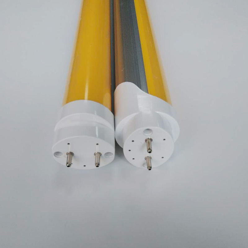 防蓝光抗uv灯管ledt8防紫外线灯管无尘车间防曝光抗老化黄光灯管