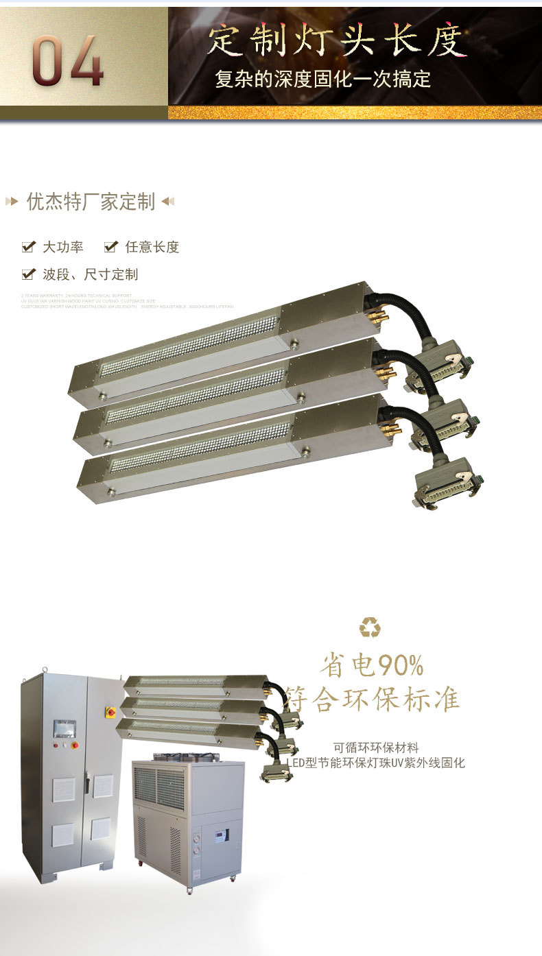 胶水油墨uv漆_大功率uvled固化设备冷光源固化胶水油墨uv漆深圳定制厂家