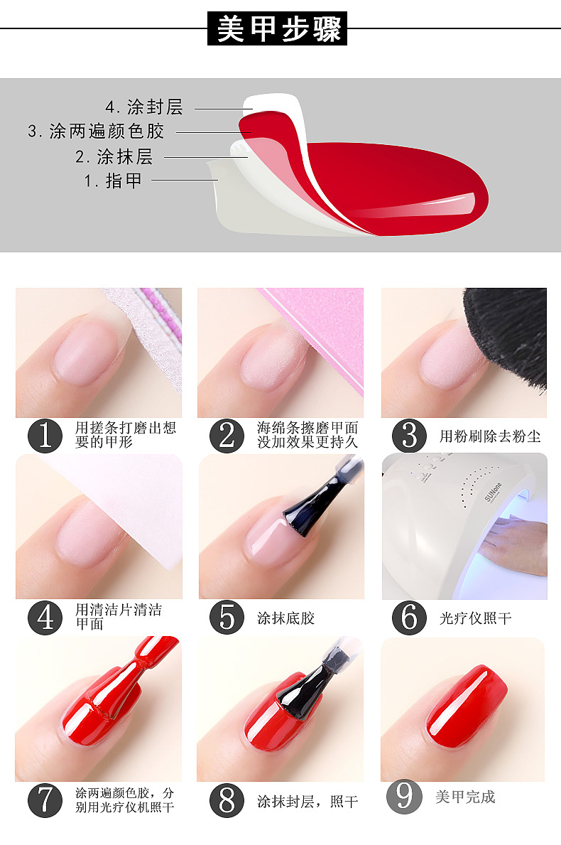 指甲光疗机_智能感应自动美甲灯uvled烘干机s7指甲