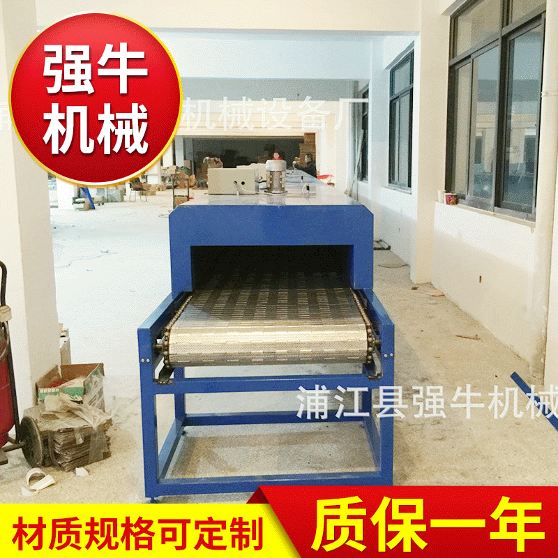 烘干固化设备_强牛机械供应热风循环隧道炉烘干线工业烘道输送固化箱隧道炉