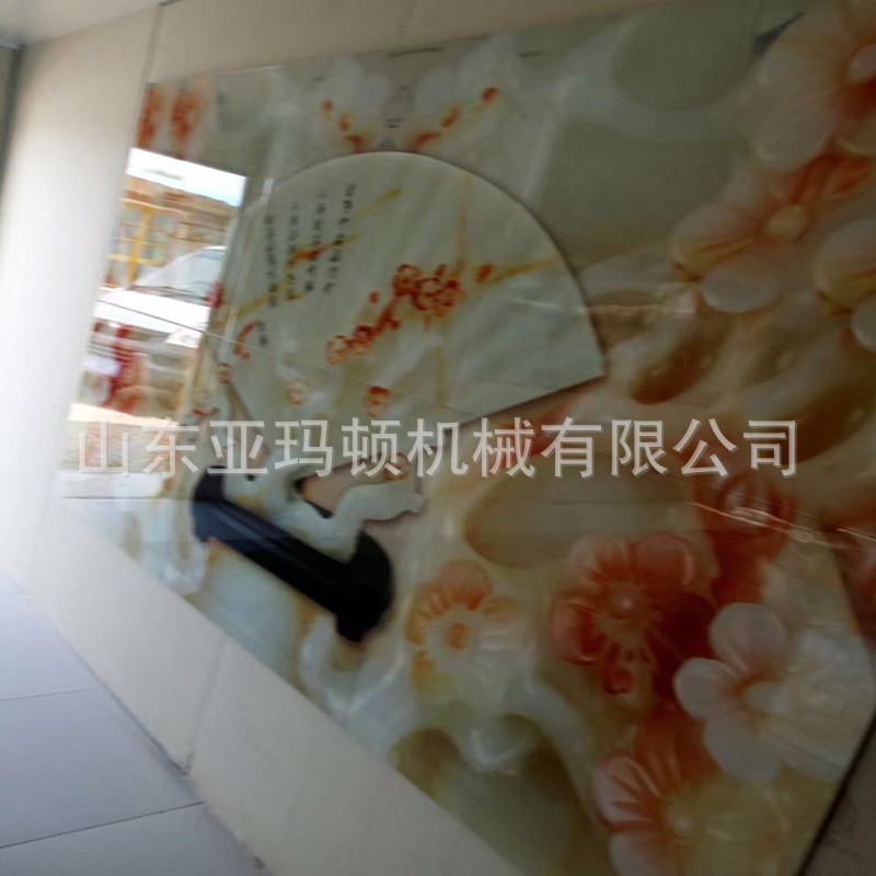 背景墙uv淋幕机_塑料板背景墙uv淋幕机热销多功能优质自动溜平固化机