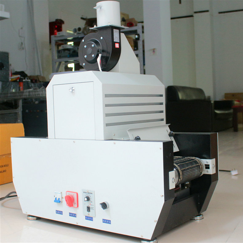 小型uv光固机2kw紫外线UV固化炉传送带式UV机2kw3kw