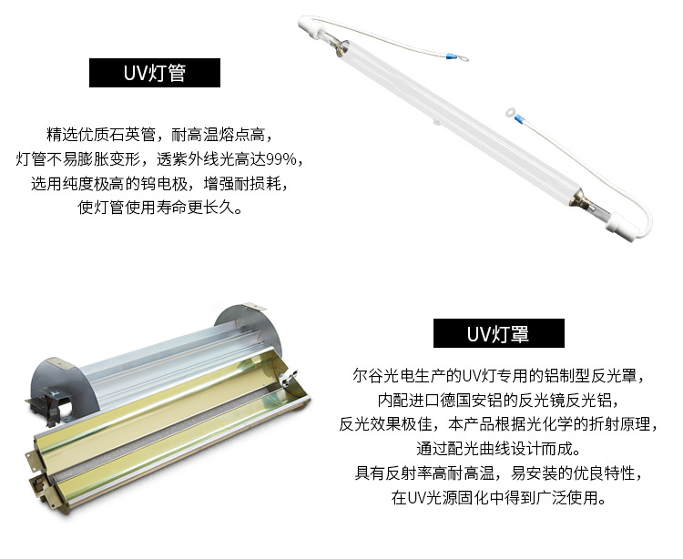 光固化uv固化灯_bltuv紫外线上光机电容器光固化uv固化灯管用交流uv